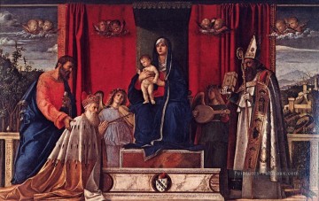  giovanni - Retable de Barbarigo Renaissance Giovanni Bellini